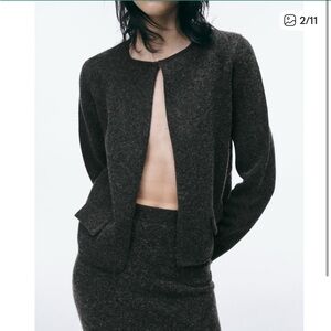 Zara 100% Wool Cardigan